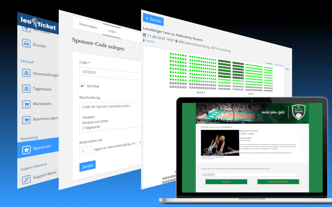 Sponsorentickets: leoticket minimiert Aufwand für Vereine und Sponsoren