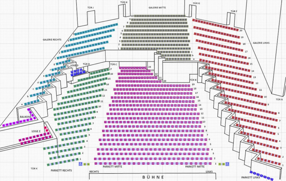 Mit unserem Ticketsystem Hallenplan erstellen